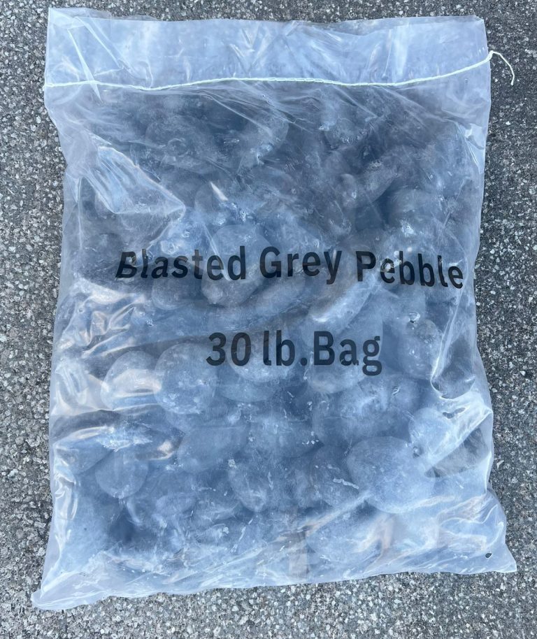 30 lb bag of Orlando landscape pebbles
